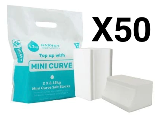 50 Packs of x2 Mini Curved Salt Blocks (£3.55 per pack)