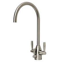 Load image into Gallery viewer, Aquamatic Vapor 3-way tap in Chrome, Brushed Nickel, Brass
